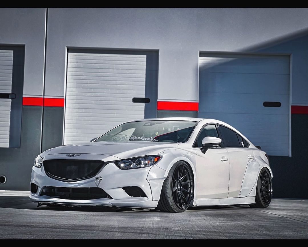 Robot Craftsman Mazda 6 2014 - 2017 Widebody Kit Fibre Glass Reinforced Plastic Complete Body Kit (FRP) Aftermarket Carbon Fiber Part / Bodykit - Robot Bodykits