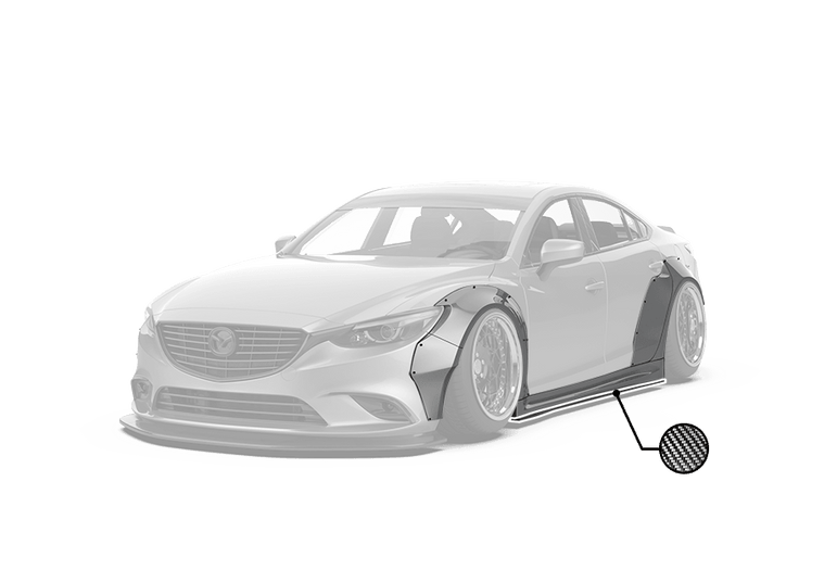 Robot Craftsman Mazda 6 2014 - 2017 Widebody Kit Fibre Glass Reinforced Plastic Complete Body Kit (FRP) Aftermarket Carbon Fiber Part / Bodykit - Robot Bodykits