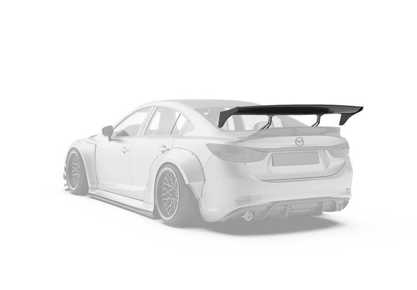 Robot Craftsman Mazda 6 2014 - 2022 GT Wing Aftermarket Carbon Fiber Part / Bodykit - Robot Bodykits