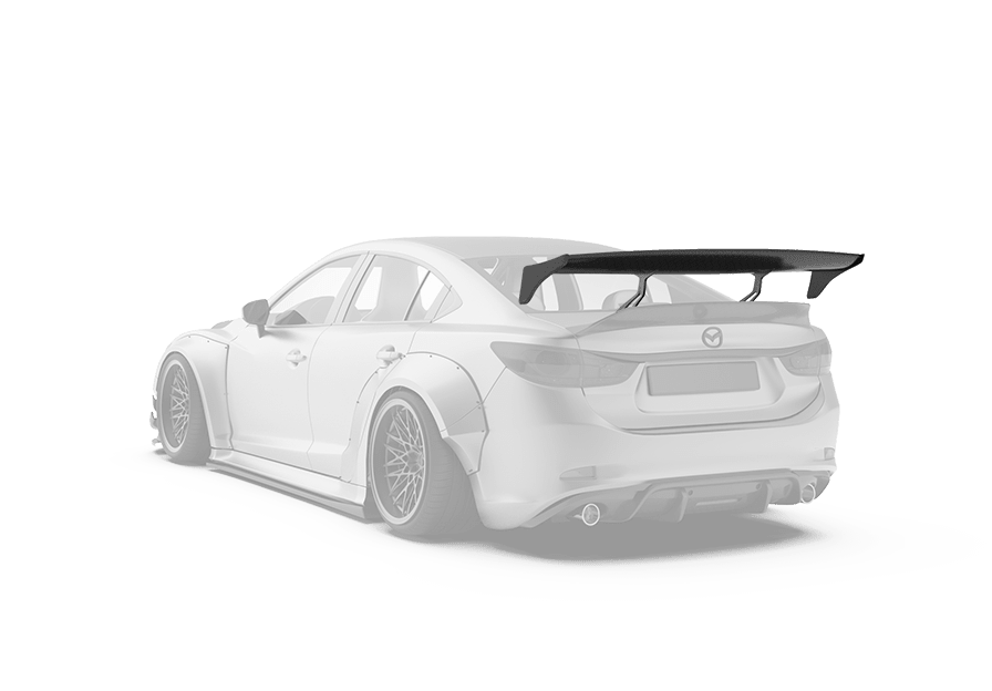 Robot Craftsman Mazda 6 2014 - 2022 GT Wing Aftermarket Carbon Fiber Part / Bodykit - Robot Bodykits