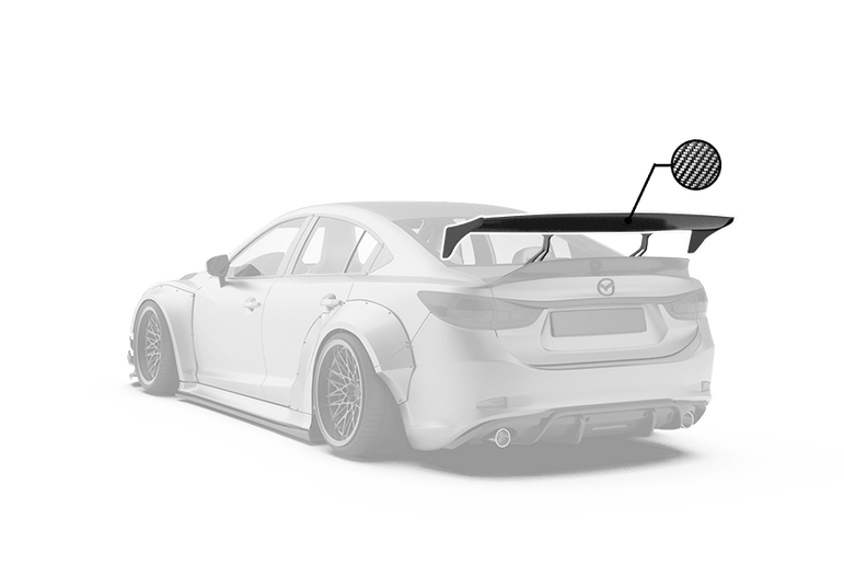 Robot Craftsman Mazda 6 2014 - 2022 GT Wing Aftermarket Carbon Fiber Part / Bodykit - Robot Bodykits