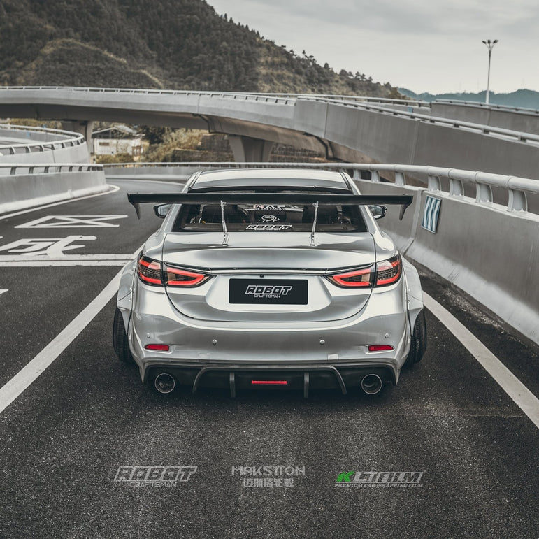 Robot Craftsman Mazda 6 2014 - 2022 GT Wing Aftermarket Carbon Fiber Part / Bodykit - Robot Bodykits