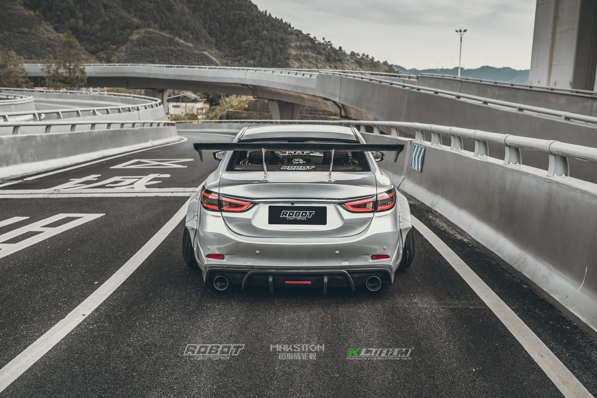 Robot Craftsman Mazda 6 2014 - 2022 GT Wing Aftermarket Carbon Fiber Part / Bodykit - Robot Bodykits
