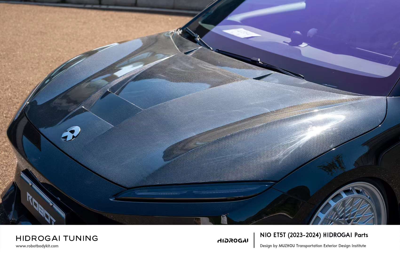 Robot Craftsman NIO ET5/ET5T Bonnet / Hood - NIO ET5/ET5t (NT 2.0 / Pre - Facelift) Aftermarket Carbon Fiber Part / Bodykit - Robot Bodykits