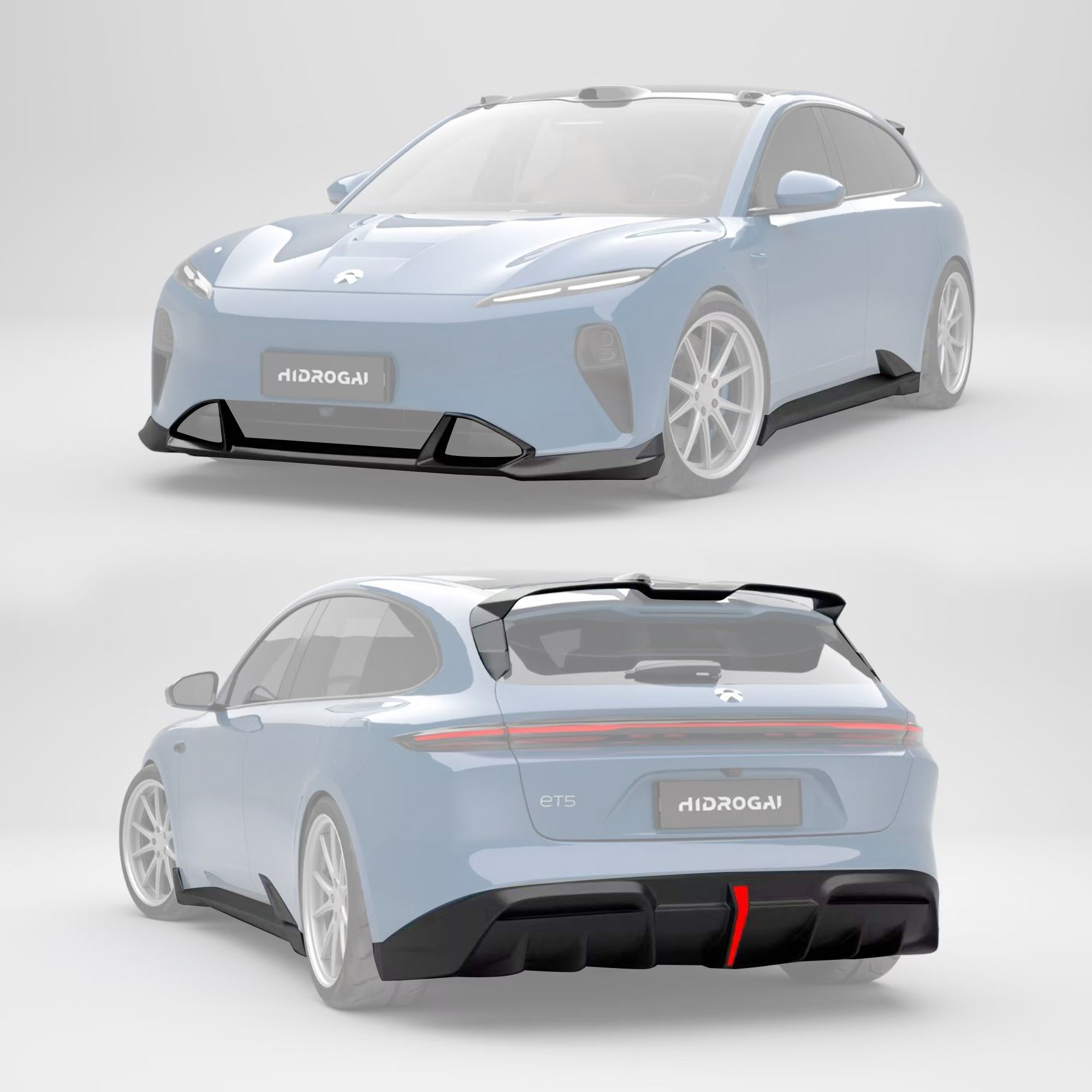 Robot Craftsman NIO ET5/ET5t Lowline Bodykit (Hydrogai Series) - NIO ET5/ET5t (NT 2.0 / Pre - Facelift) Aftermarket Carbon Fiber Part / Bodykit - Robot Bodykits