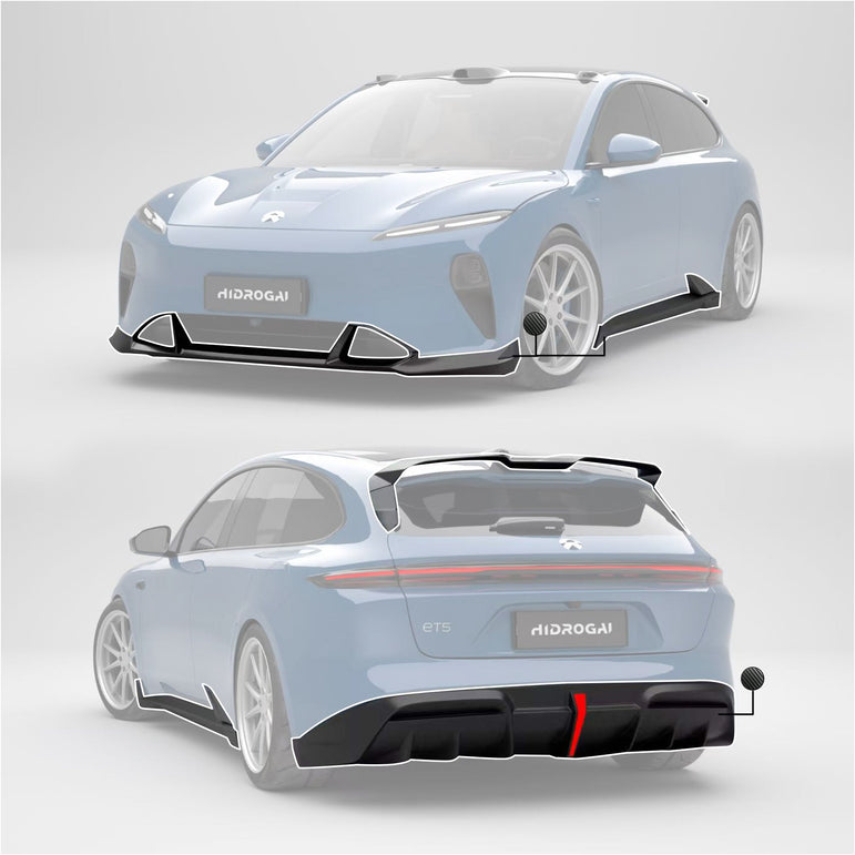 Robot Craftsman NIO ET5/ET5t Lowline Bodykit (Hydrogai Series) - NIO ET5/ET5t (NT 2.0 / Pre - Facelift) Aftermarket Carbon Fiber Part / Bodykit - Robot Bodykits