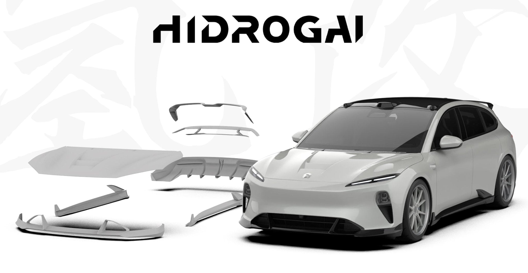 Robot Craftsman NIO ET5/ET5t Lowline Bodykit (Hydrogai Series) - NIO ET5/ET5t (NT 2.0 / Pre - Facelift) Aftermarket Carbon Fiber Part / Bodykit - Robot Bodykits