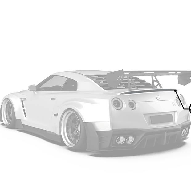 Robot Craftsman Nissan GTR Body Kit R35 Duck Tail Spoiler Aftermarket Carbon Fiber Part / Bodykit - Robot Bodykits