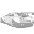 Robot Craftsman Nissan GTR Body Kit R35 Duck Tail Spoiler Aftermarket Carbon Fiber Part / Bodykit - Robot Bodykits