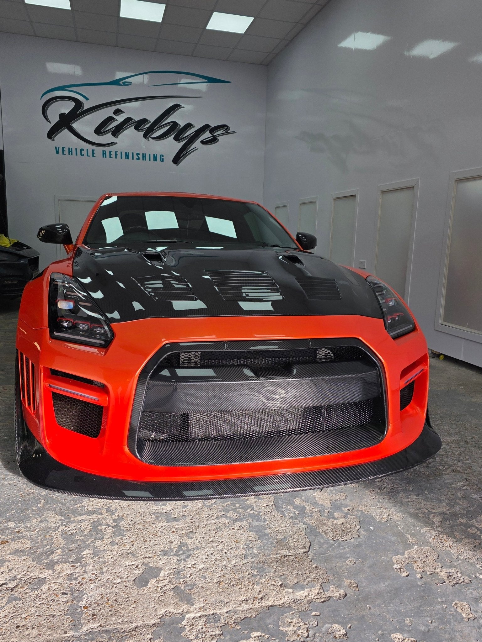 Robot Craftsman Nissan GTR Body Kit (R35) Fibre Glass Reinforced Plastic Complete Body Kit (FRP) Aftermarket Carbon Fiber Part / Bodykit - Robot Bodykits