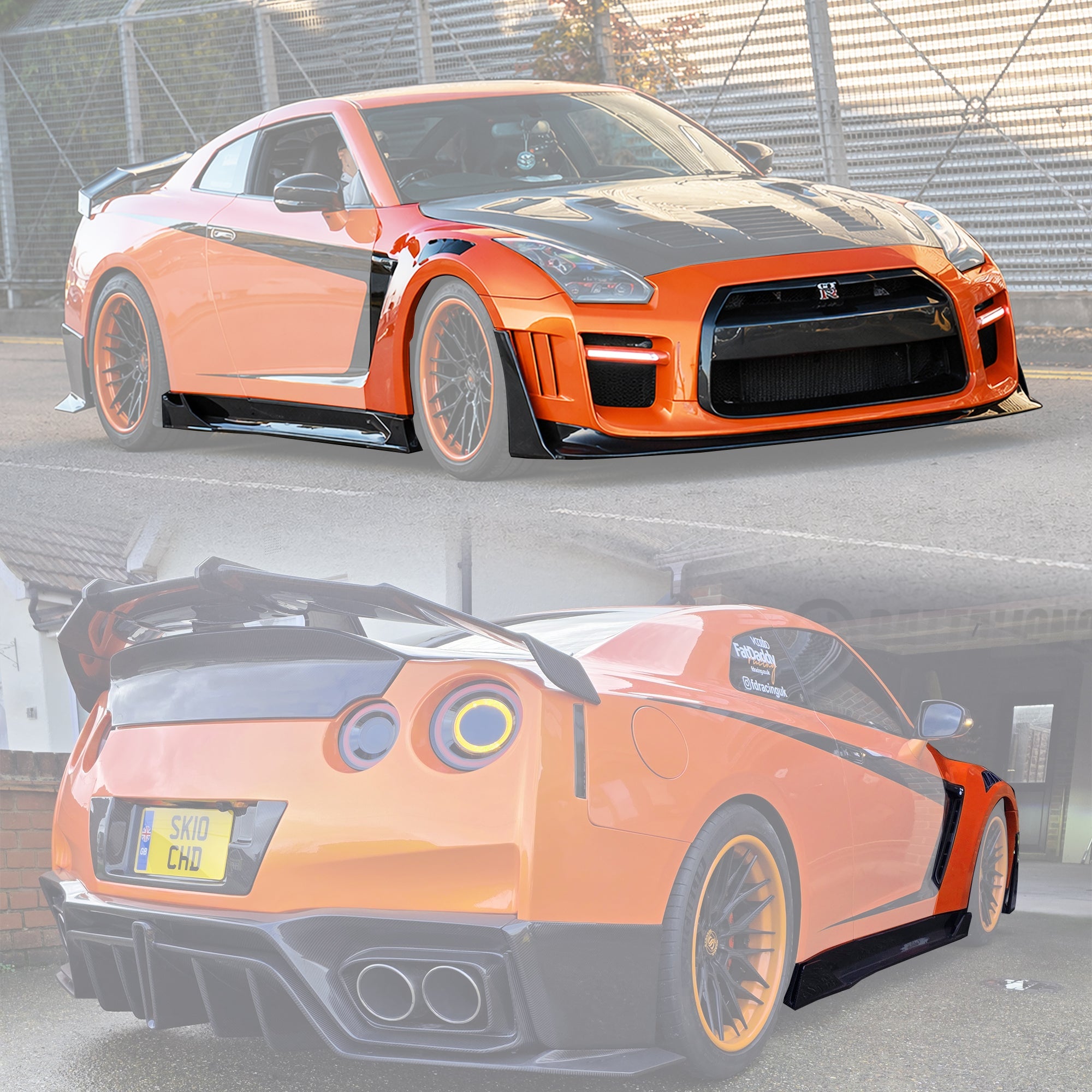 Robot Craftsman Nissan GTR Body Kit (R35) Fibre Glass Reinforced Plastic Complete Body Kit (FRP) Aftermarket Carbon Fiber Part / Bodykit - Robot Bodykits