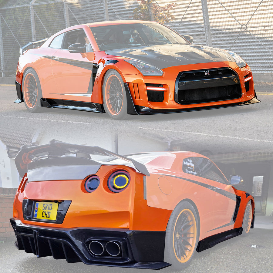 Robot Craftsman Nissan GTR Body Kit (R35) Fibre Glass Reinforced Plastic Complete Body Kit (FRP)