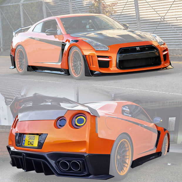 Robot Craftsman Nissan GTR Body Kit (R35) Fibre Glass Reinforced Plastic Complete Body Kit (FRP) Aftermarket Carbon Fiber Part / Bodykit - Robot Bodykits