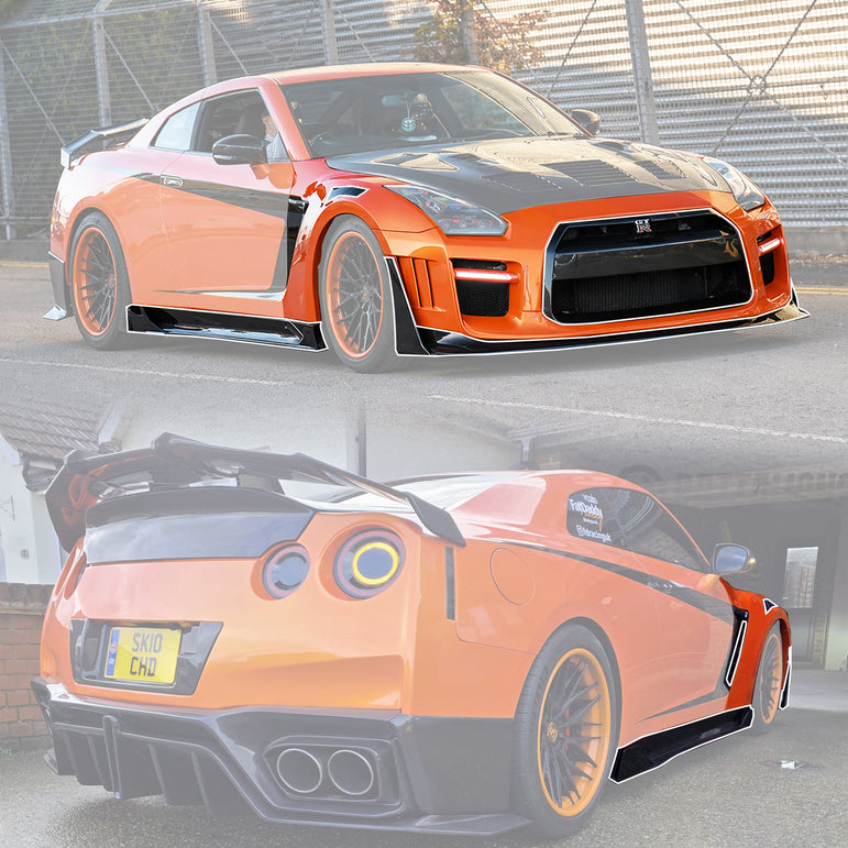 Robot Craftsman Nissan GTR Body Kit (R35) Fibre Glass Reinforced Plastic Complete Body Kit (FRP) Aftermarket Carbon Fiber Part / Bodykit - Robot Bodykits