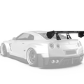 Robot Craftsman Nissan GTR Body Kit R35 GT Wing Aftermarket Carbon Fiber Part / Bodykit - Robot Bodykits