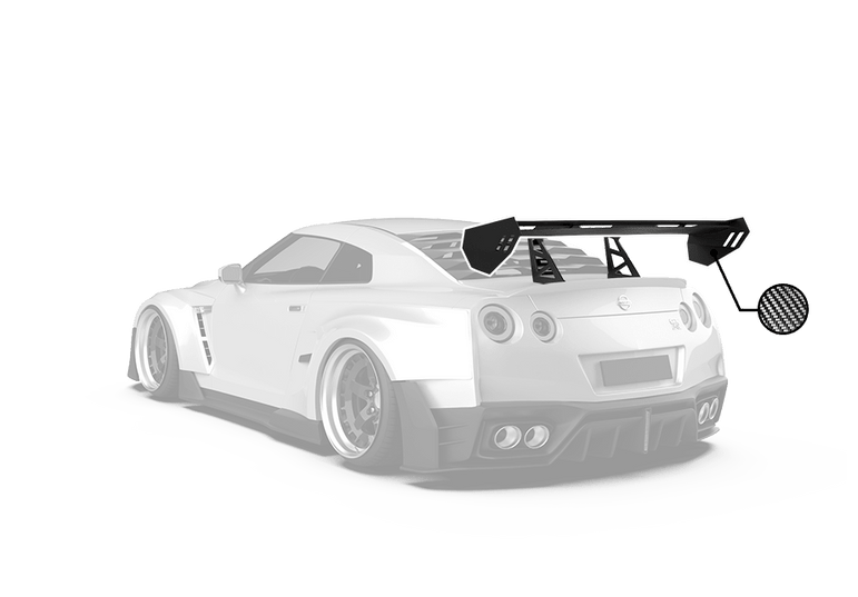 Robot Craftsman Nissan GTR Body Kit R35 GT Wing Aftermarket Carbon Fiber Part / Bodykit - Robot Bodykits