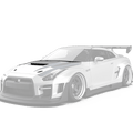 Robot Craftsman Nissan GTR Body Kit R35 Hood / Bonnet Aftermarket Carbon Fiber Part / Bodykit - Robot Bodykits