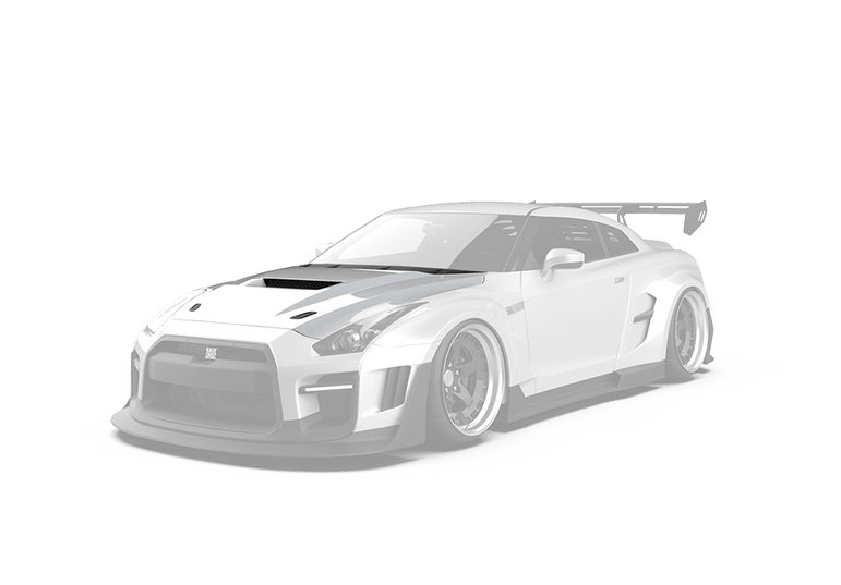 Robot Craftsman Nissan GTR Body Kit R35 Hood / Bonnet Aftermarket Carbon Fiber Part / Bodykit - Robot Bodykits