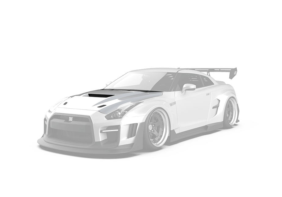Robot Craftsman Nissan GTR Body Kit R35 Hood / Bonnet Aftermarket Carbon Fiber Part / Bodykit - Robot Bodykits