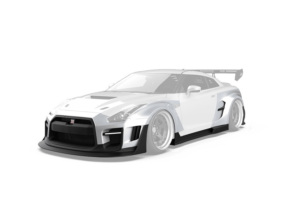 Robot Craftsman Nissan GTR Body Kit R35 WIDEBODY Fibre Glass Reinforced Plastic Complete Body Kit (FRP) Aftermarket Carbon Fiber Part / Bodykit - Robot Bodykits