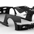Robot Craftsman Nissan GTR Body Kit R35 WIDEBODY Fibre Glass Reinforced Plastic Complete Body Kit (FRP) Aftermarket Carbon Fiber Part / Bodykit - Robot Bodykits