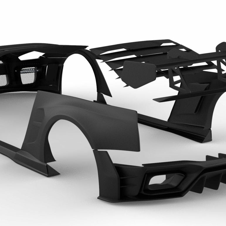 Robot Craftsman Nissan GTR Body Kit R35 WIDEBODY Fibre Glass Reinforced Plastic Complete Body Kit (FRP) Aftermarket Carbon Fiber Part / Bodykit - Robot Bodykits