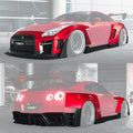 Robot Craftsman Nissan GTR Body Kit R35 WIDEBODY Fibre Glass Reinforced Plastic Complete Body Kit (FRP) Aftermarket Carbon Fiber Part / Bodykit - Robot Bodykits