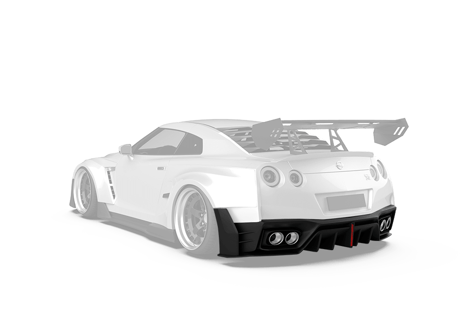 Robot Craftsman Nissan GTR Body Kit R35 WIDEBODY Fibre Glass Reinforced Plastic Complete Body Kit (FRP) Aftermarket Carbon Fiber Part / Bodykit - Robot Bodykits