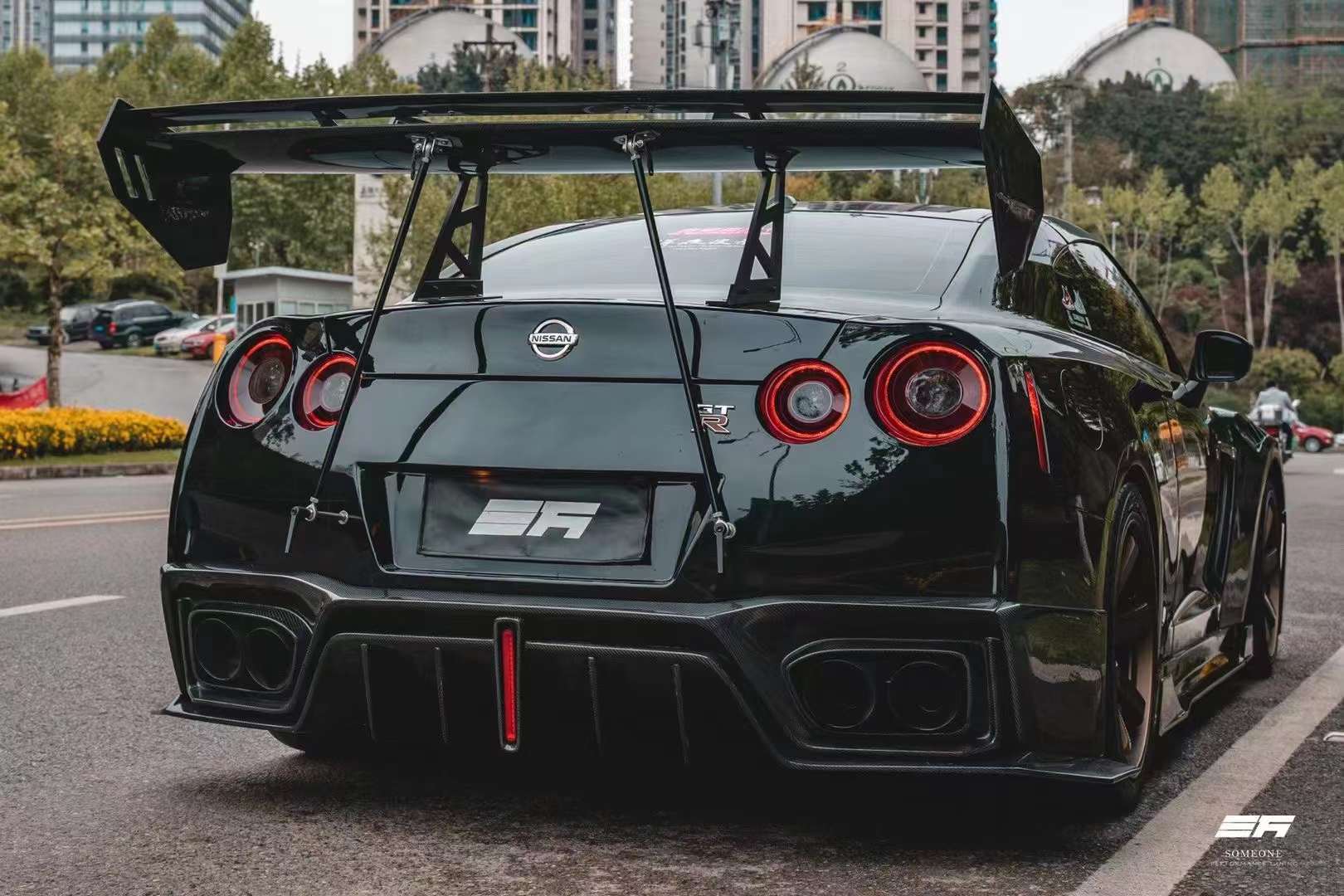 Robot Craftsman Nissan GTR Narrowbody R35 Rear Diffuser Aftermarket Carbon Fiber Part / Bodykit - Robot Bodykits