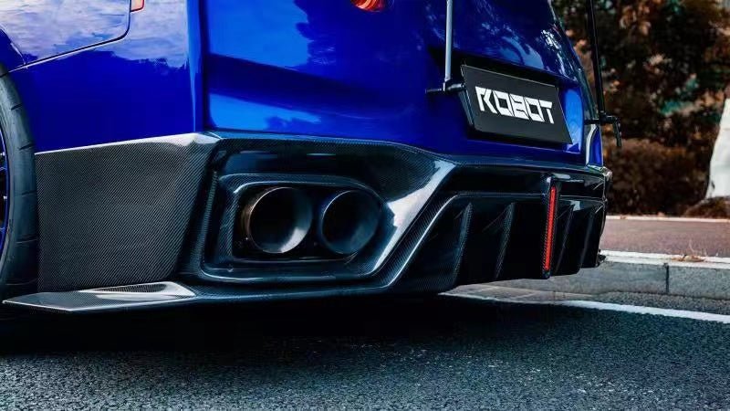 Robot Craftsman Nissan GTR Narrowbody R35 Rear Diffuser Aftermarket Carbon Fiber Part / Bodykit - Robot Bodykits
