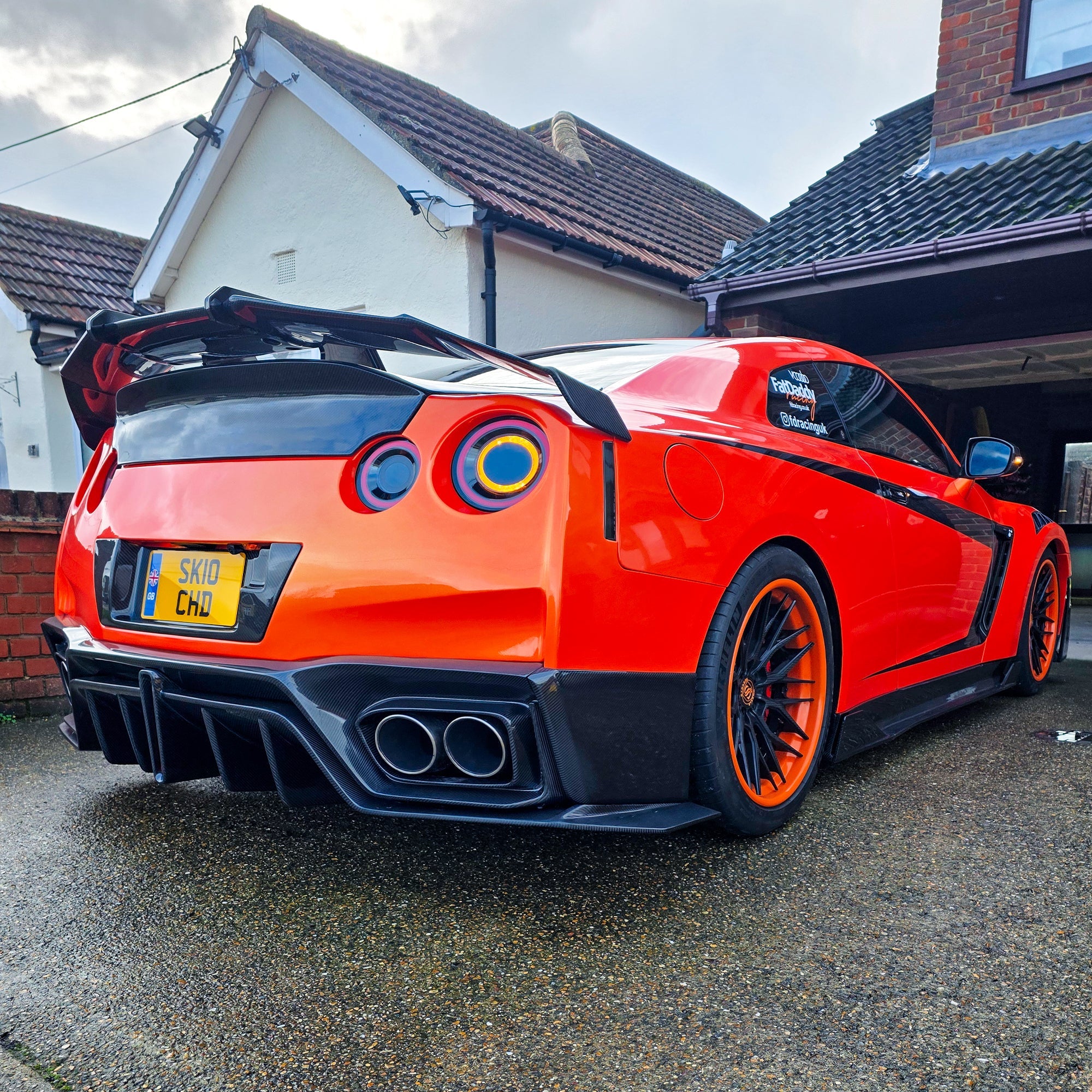 Robot Craftsman Nissan GTR Narrowbody R35 Rear Diffuser Aftermarket Carbon Fiber Part / Bodykit - Robot Bodykits