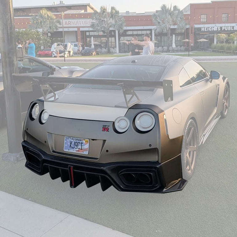 Robot Craftsman Nissan GTR Narrowbody R35 Rear Diffuser Aftermarket Carbon Fiber Part / Bodykit - Robot Bodykits