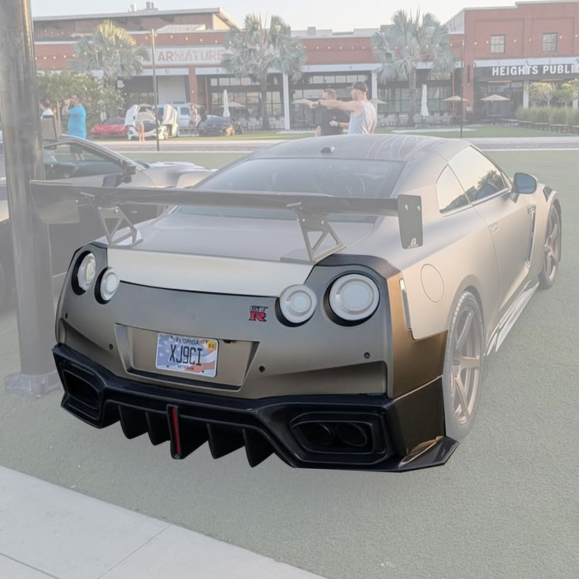 Robot Craftsman Nissan GTR Narrowbody R35 Rear Diffuser Aftermarket Carbon Fiber Part / Bodykit - Robot Bodykits