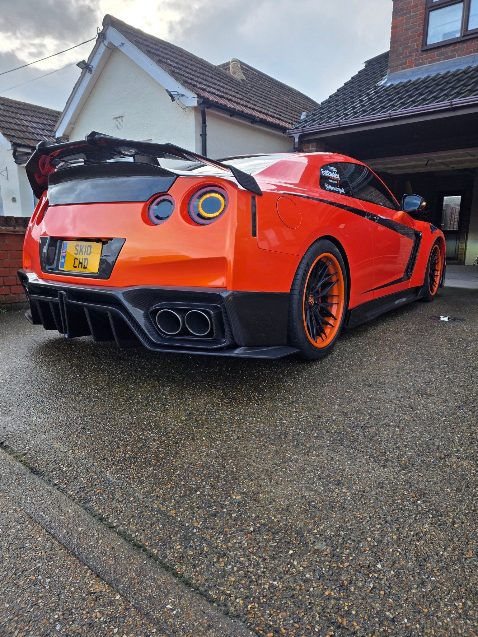 Robot Craftsman Nissan GTR Narrowbody R35 Rear Diffuser Aftermarket Carbon Fiber Part / Bodykit - Robot Bodykits