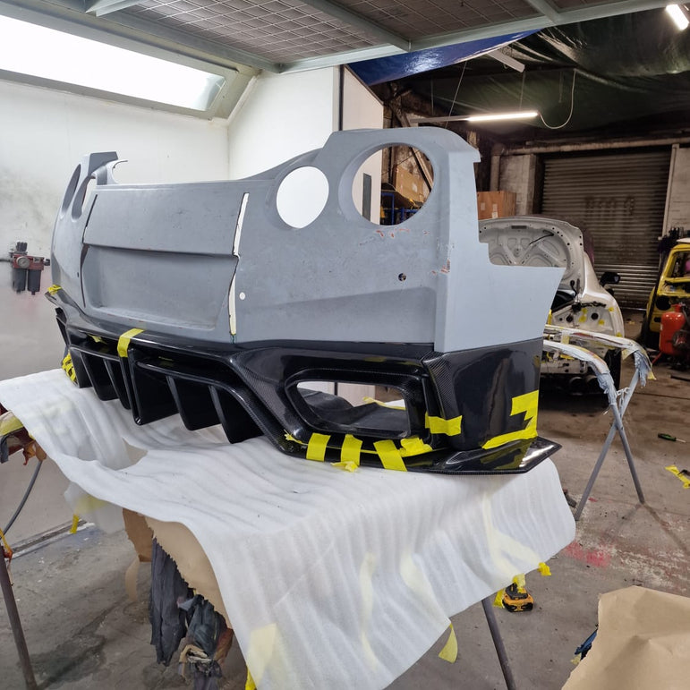 Robot Craftsman Nissan GTR Narrowbody R35 Rear Diffuser Aftermarket Carbon Fiber Part / Bodykit - Robot Bodykits