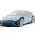 Robot Craftsman Tesla Model 3 2017-2023 “HACKER” Widebody FRP & Partial Carbon Full Kit Aftermarket Carbon Fiber Part / Bodykit - Robot Bodykits