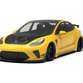 Robot Craftsman Tesla Model 3 2017 - 2023 “HACKER” Widebody FRP & Partial Carbon Full Kit Aftermarket Carbon Fiber Part / Bodykit - Robot Bodykits