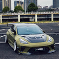 Robot Craftsman Tesla Model 3 2017 - 2023 “HACKER” Widebody FRP & Partial Carbon Full Kit Aftermarket Carbon Fiber Part / Bodykit - Robot Bodykits