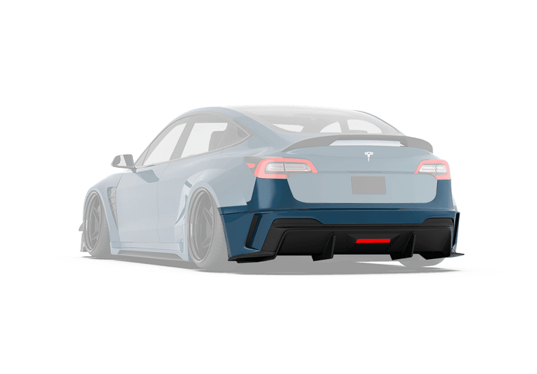Robot Craftsman Tesla Model 3 2017 - 2023 “HACKER” Widebody FRP & Partial Carbon Full Kit Aftermarket Carbon Fiber Part / Bodykit - Robot Bodykits