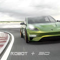 Robot Craftsman Tesla Model 3 "Crypton" Front Bumper & Front Lip Aftermarket Carbon Fiber Part / Bodykit - Robot Bodykits