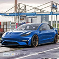 Robot Craftsman Tesla Model 3 "Crypton" Front Bumper & Front Lip Aftermarket Carbon Fiber Part / Bodykit - Robot Bodykits