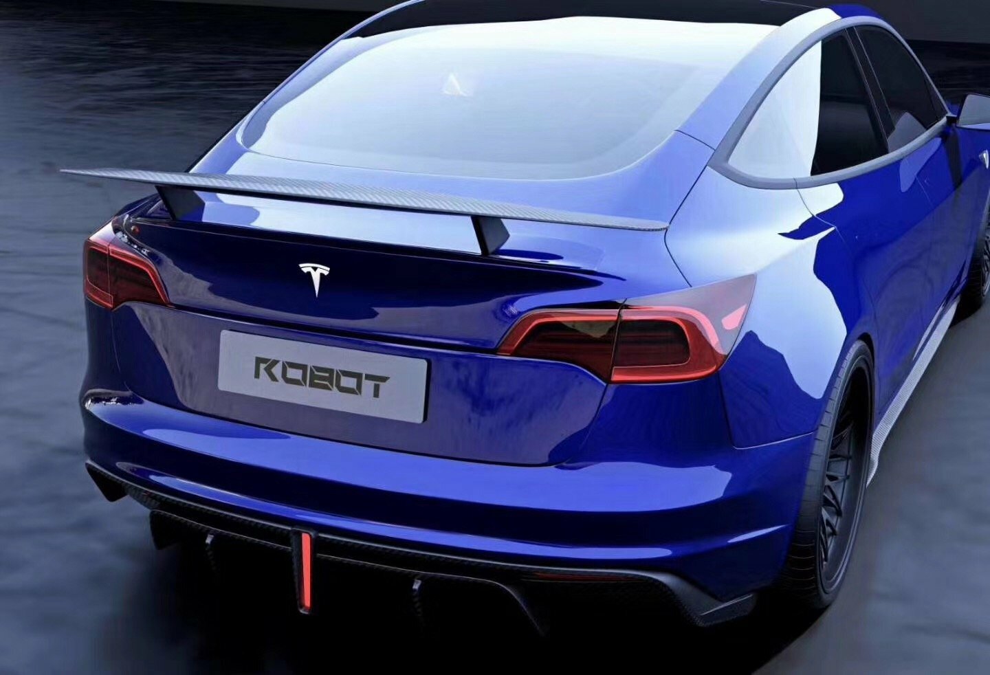 Robot Craftsman Tesla Model 3 