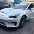 Robot Craftsman Tesla Model 3 "Crypton" Hood / Bonnet Aftermarket Carbon Fiber Part / Bodykit - Robot Bodykits