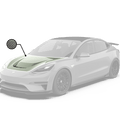 Robot Craftsman Tesla Model 3 "Crypton" Hood / Bonnet Aftermarket Carbon Fiber Part / Bodykit - Robot Bodykits