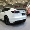 Robot Craftsman Tesla Model 3 "Crypton" Rear Bumper & Diffuser Aftermarket Carbon Fiber Part / Bodykit - Robot Bodykits