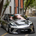 Robot Craftsman Tesla Model 3 “HACKER” Front Bumper & Front Lip (2017–2023 pre - facelift) Aftermarket Carbon Fiber Part / Bodykit - Robot Bodykits