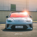 Robot Craftsman Tesla Model 3 “HACKER” Front Bumper & Front Lip (2017–2023 pre - facelift) Aftermarket Carbon Fiber Part / Bodykit - Robot Bodykits