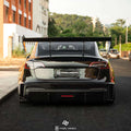 Robot Craftsman Tesla Model 3 “HACKER” GT Wing Aftermarket Carbon Fiber Part / Bodykit - Robot Bodykits