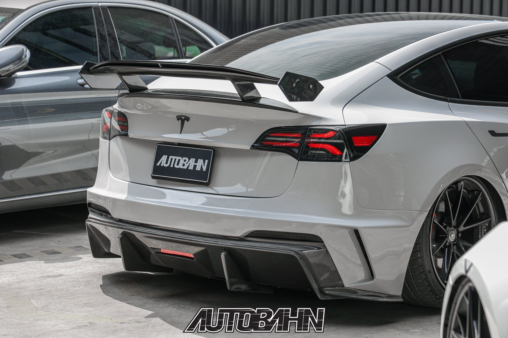 Robot Craftsman Tesla Model 3 “HACKER” Narrowbody Fibre Glass Reinforced Plastic Complete Body Kit (FRP) Aftermarket Carbon Fiber Part / Bodykit - Robot Bodykits