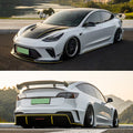 Robot Craftsman Tesla Model 3 “HACKER” Narrowbody Fibre Glass Reinforced Plastic Complete Body Kit (FRP) Aftermarket Carbon Fiber Part / Bodykit - Robot Bodykits